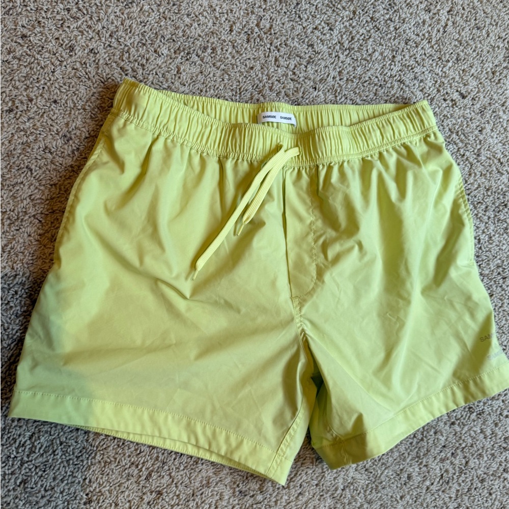 SAMSOE Yellow Swim Trunks